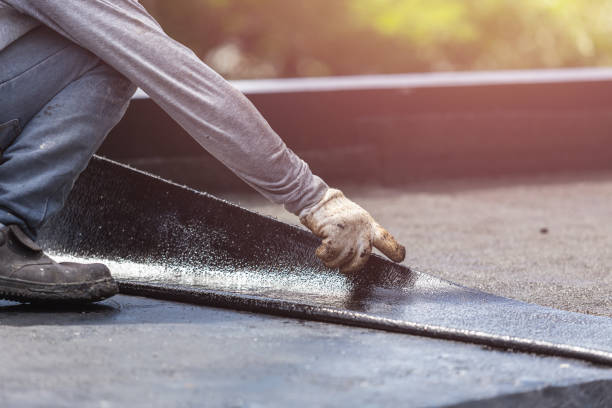 Professional Basement Waterproofing technician working in Charlotte Hall, MD